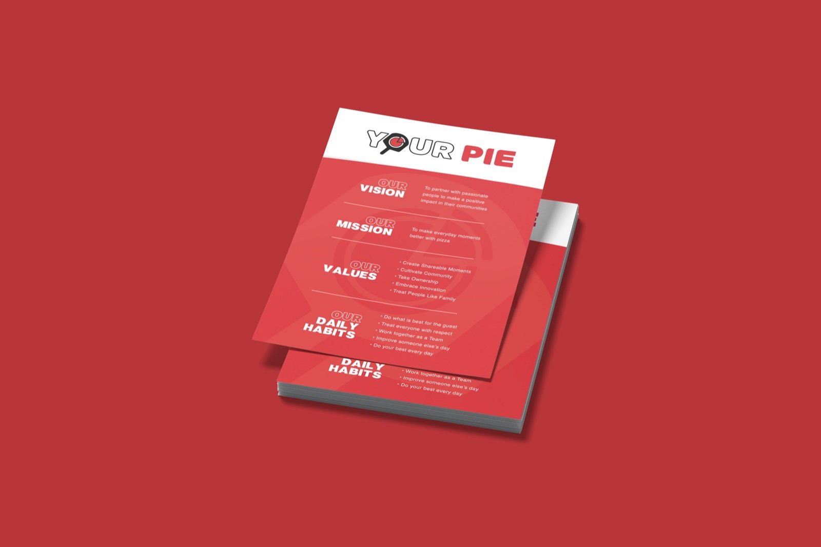 Your Pie culture flyer